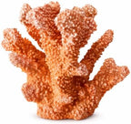 Resin Coral Sculpture, 7.1-Inch Coastal Home Decor by Yidecor