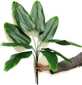 Artificial Plants Tropical Leaves, Fake Greenery Banana Tree Faux Palm Plant Large Leaf Indoor Outdoor Home Garden Office Verandah Wedding Floral Arrangement Decor Party Decoration - 1 Pack by LOVENIMEN