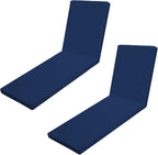 Outdoor Chaise Lounge Cushions for Patio, Waterproof Replacement Seat Cushions by Iheqard