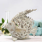 Hodao Sea Coral Fish Figurines, Angelfish Coral Reef Coastal Beach Decor - Image 4