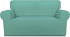 PureFit Stretch Loveseat Covers Fleece Couch Covers by PureFit