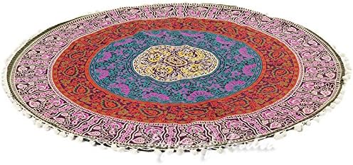 Mandala Floor Pillow Cover Meditation Cushion Seating Throw Hippie Round - Image 7