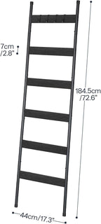 HOOBRO Blanket Ladder, 6-Tier Towel Rack - Image 2