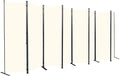 Room Divider 6FT Portable Room Dividers and Folding Privacy Screens, 8 Panel by HOMSCREENER