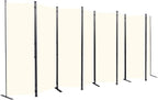 Room Divider 6FT Portable Room Dividers and Folding Privacy Screens, 8 Panel by HOMSCREENER