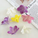 10 pcs Pink Artificial Plumeria Flowers with Stems,Real Touch,13inch - Image 4