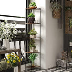 SUNMORY 5 Tier Corner Shelf, 65" Tall Corner Shelves for Living Room Decor - Image 4