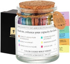 Bible Verse Jar,Scripture Prayer Cards Holy Prayer Jar,Bible Accessories by Qunrwe
