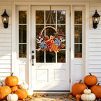 2PCS Fall Wreath, 22 Inch Pumpkin Wreaths for Front Door Decor - Image 7