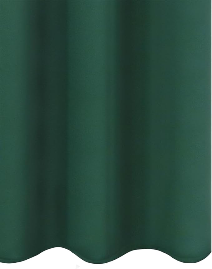 Blackout Curtains 52 x 120 Inch Long Dark Green Curtains Set of 2 Panels Room - Image 8