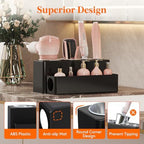 Lifewit Hair Tool Organizer Dryer Holder Countertop with 4 Cups, Black - Image 7