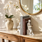JARLINK Aesthetic Decorative Books, Set of 2 Linen Faux Book Boxes, Grey - Image 3