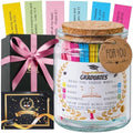Bible Verse Jar, Christian Gifts For Women,Teacher Gift, High School, College Graduation Gift for Her, Him, Inspirational Bible Jar Comes With Greeting Card & 48-inch Ribbon Bow by Unknown