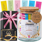 Bible Verse Jar, Christian Gifts For Women,Teacher Gift, High School, College Graduation Gift for Her, Him, Inspirational Bible Jar Comes With Greeting Card & 48-inch Ribbon Bow by Unknown