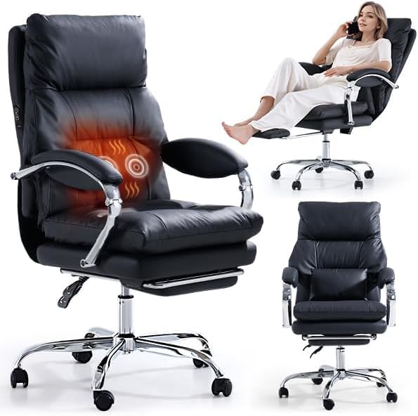LEAGOO Heated Massage Office Chairs by LEAGOO