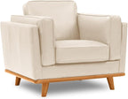 Valencia Artisan Leather Accent Chair, Full-Aniline Leather Upholstery - Image 4