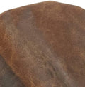 NAT Leathers | Brown Distressed 2 Tone Oily Faux Vegan Leather PU | 1 Yard 36 by NATLeathers