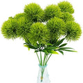 Uieke 10 Pcs Dandelion Artificial Flowers, Artificial Flowers for Decoration Fake Plants Bouquet Plastic Flowers for Home Decoration Wedding Decor Flower Arrangment Green by Uieke