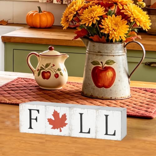COCHIE Vintage Fall Decorations Set for Home Office Tabletop Shelf Indoor - Image 5
