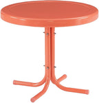 Crosley Furniture Griffith Weather Resistant Retro Metal Outdoor Side Table by CrosleyFurniture