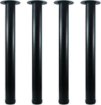QLLY 20 inch Adjustable Metal Desk Legs, Heavy Duty Furniture Table Legs by QLLY
