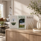 3 PCS Faux Decorative Books for Home Decor-Coffee Table Books Decor-Aesthetic Fake/Faux Books for Decoration,libros Decoration for Coffee Table, Shelf Accessories (Believe Achieve Dream) - Image 5