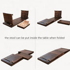 thalo End Table Wooden Floor Table - Image 3