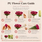 Mandy's 20pcs Artificial Hot Pink Tulips - Image 6
