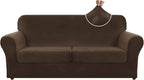 ZNSAYOTX Oversized Velvet 3 Piece Couch Cover by ZNSAYOTX