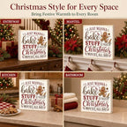 Christmas Decorations Gingerbread Wooden Box Sign - Image 6