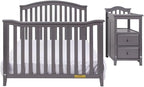 Pemberly Row 4-in-1 Convertible Crib and Changer, Sustainable Gray Pine Wood - Image 2