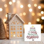 Christmas Vacation Decorations, Christmas Holiday Decor for Home, Funny Xmas Vacation Movie Gifts, Merry Xmas Holiday Decorations for Table 5 x 5 inches - Image 5