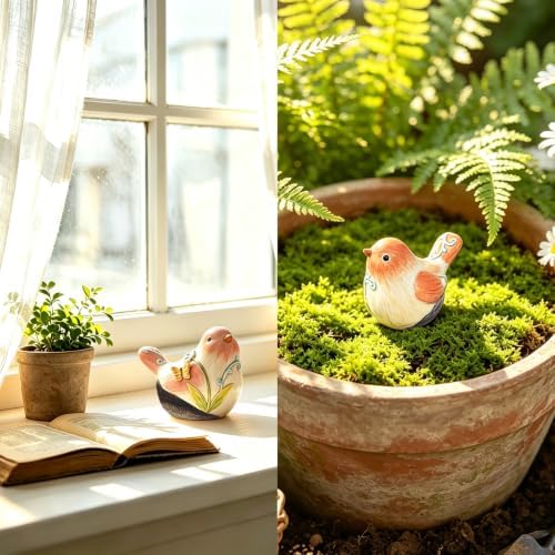 Bird Figurines for Shelf Decor, Resin Animal Figurines for Home - Image 2
