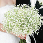 N&T NIETING Babys Breath Artificial Flowers Bulk Faux Flowers, 15Pcs, White - Image 3