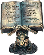 Pacific Giftware Spell Book Skeleton Podium Gothic Horror Home Decor Accent 6.75” Tall - Image 3