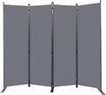 Room Divider 6FT Portable Room Dividers and Folding Privacy Screens, 4 Panel by HOMSCREENER