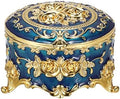 Hipiwe Large Jewelry Box Antique Trinket Keepsake Organizer Gift for Women by Hipiwe