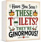 Christmas Bathroom Decor Funny Christmas Vacation Wood Box Sign by GUDIO