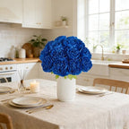 SITUMEIZI 10PCS Artificial Peony Flowers, Real Touch Fake Silk Bouquet with Stems for Home Mothers Day Wedding Party Centerpieces Table Decoration Indoor(Royal Blue) - Image 5