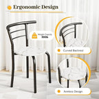 Shahoo 3-Piece Wooden Dining Table Set, Kitchen Breakfast Nook Sets - Image 6