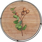 Defined Deco 12in Decorative Tray-Round Serving Tray with Metal Handle-Decorative Trays for Home Decor,Living Room Decor,Coffee Table Decor,Rustic Wooden Tray for Kitchen Table Decor,Dining Table. - Image 5