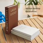 Aesthetic Decorative Books, Set of 3 Linen Faux Books for Decoration - Image 7