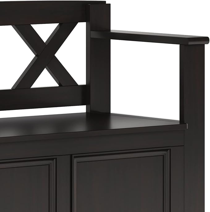 SIMPLIHOME Amherst Entryway Storage Bench - Image 12