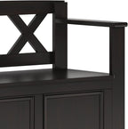 SIMPLIHOME Amherst Entryway Storage Bench - Image 12