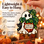 Halloween Decor, Halloween Ornaments for Tree, Personalized Acrylic Ghost - Image 6