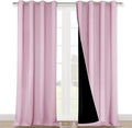 NICETOWN 100% Blackout Window Curtain Panels, Heat and Cold Blocking Drapes by NICETOWN
