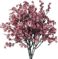 Mandy's 6 Bundles Artificial Dusty Pink Baby’s Breath Flowers by Mandys