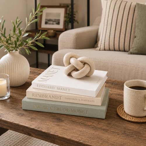 3 Linen Decorative Books with Hidden Storage, Faux Book Box for Home Decor - Image 7
