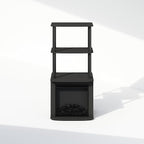 Furinno Turn-N-Tube Side Table, 3-Tier NO Heat Fireplace End Table - Image 7