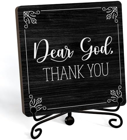 Home Decor, Farmhouse Shelf Decor For Living Room, Boho Aesthetic Table Decorations, Christian Gifts For Women Men, Entryway Tv Stand Fireplace Mantle Coffee Table Decoration (god-16) by JUSITAKEET
